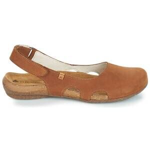 NEW EL NATURALISTA women's wakataua flat shoes in pleasant wood